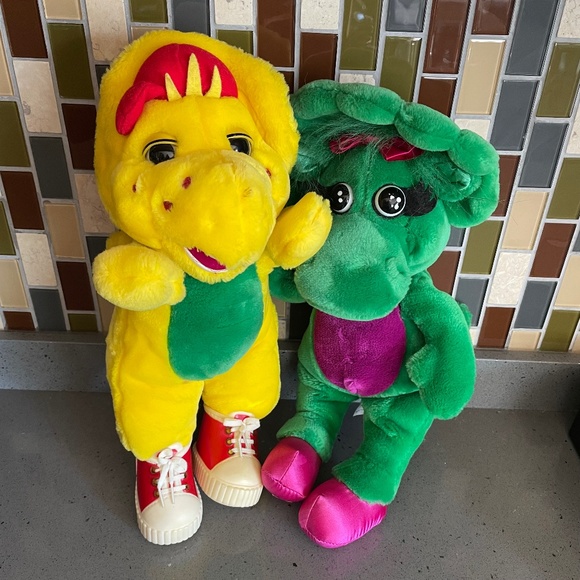 Lyons Group Toys Vintage Baby Bop And Bj Plush Stuffed Toys Poshmark